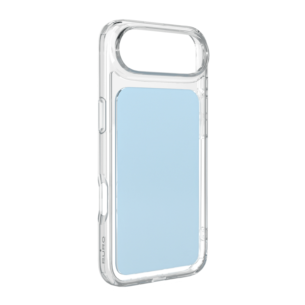 Puro Plate Mag dėklas iPhone 17 Air suderinamas su MagSafe - šviesiai mėlynas
