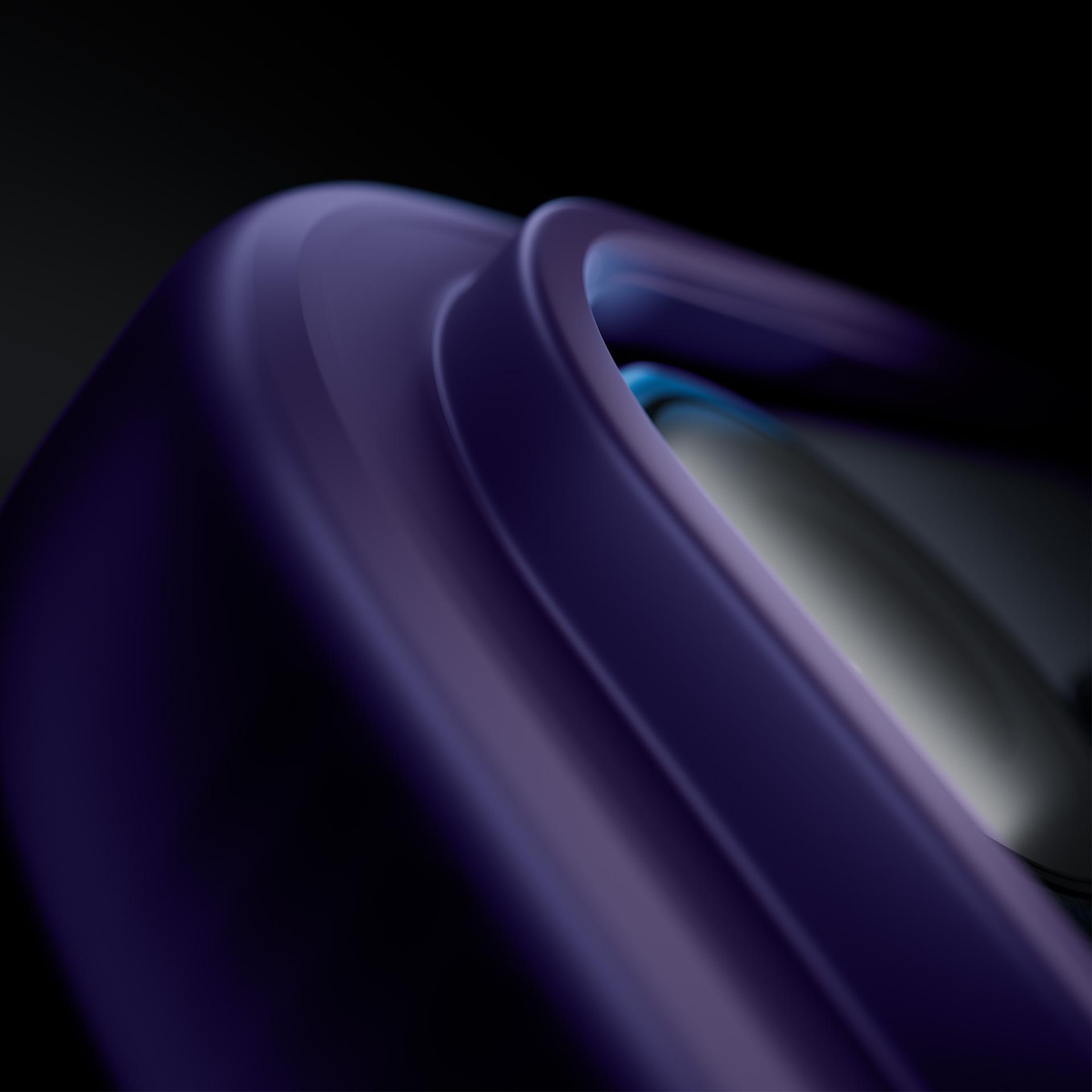 "3mk Smoke MagCase" dėklas "iPhone 17 Pro Max" - violetinės spalvos permatomas