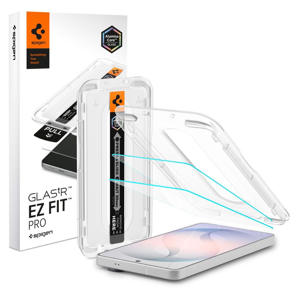 Spigen Glas.tR EZ Fit Pro AC Anti Reflection grūdintas stiklas 2 vnt. skirta Samsung Galaxy S26
