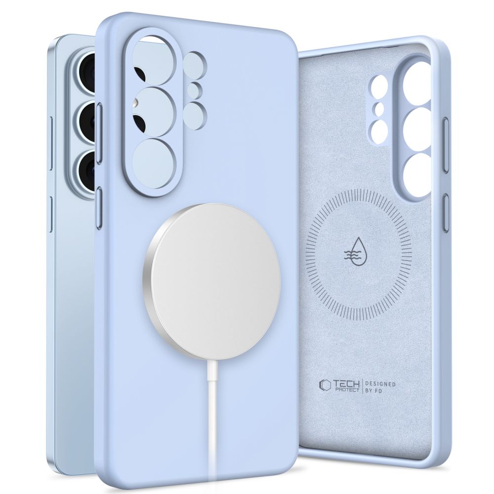Tech-Protect Silicone MagSafe dėklas skirtas Samsung Galaxy S26 Ultra - mėlynas