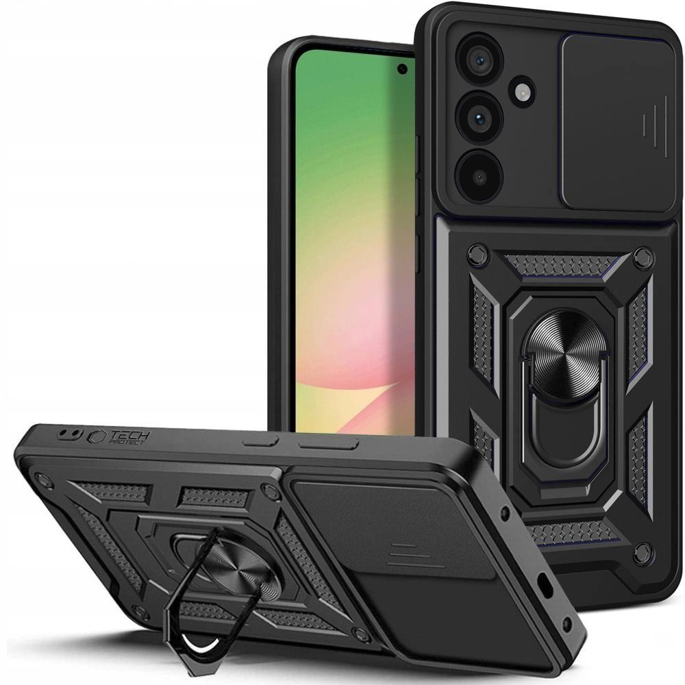 Tech-Protect CamShield Pro dėklas skirtas Samsung Galaxy A27 5G - juodas