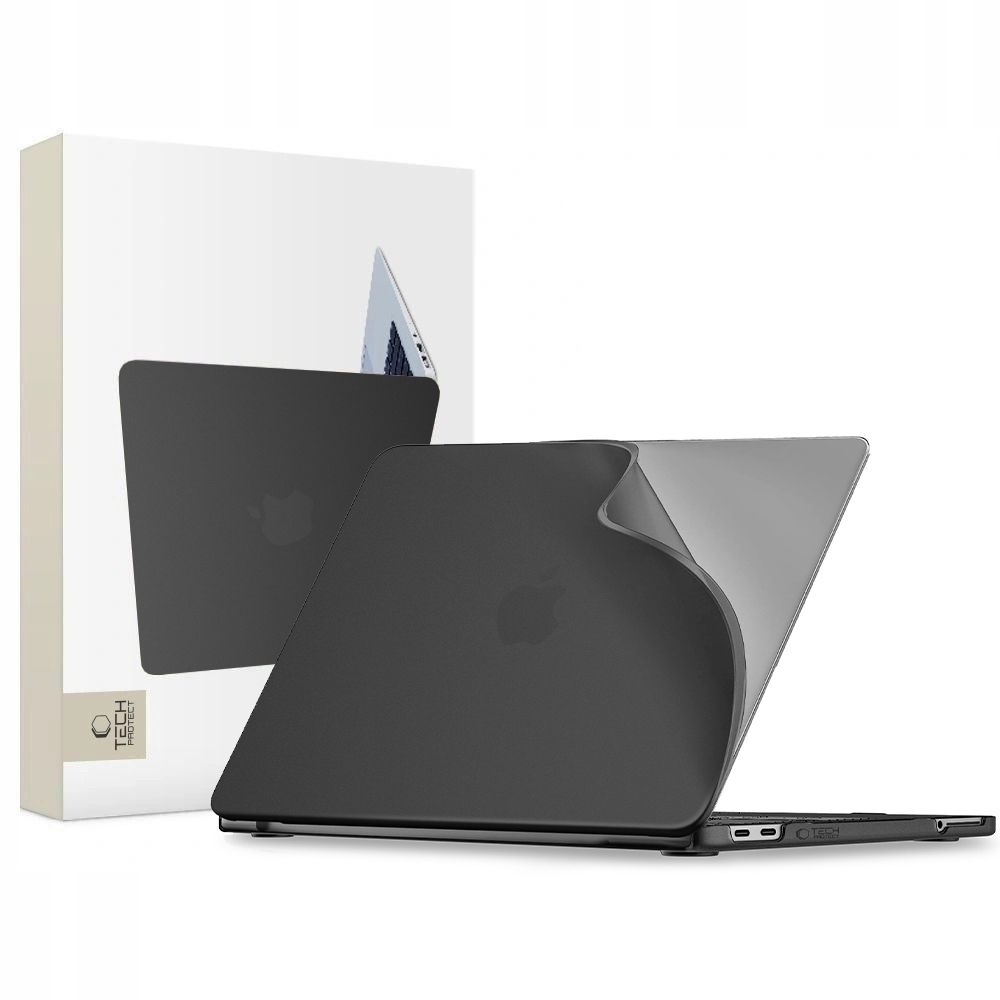 Tech-Protect Softshell dėklas skirtas MacBook Neo 13" 2026 - matinė juoda