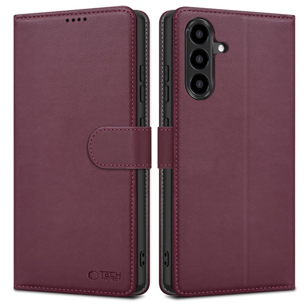 Tech-Protect Wallet Case for Samsung Galaxy A27 5G - Burgundy