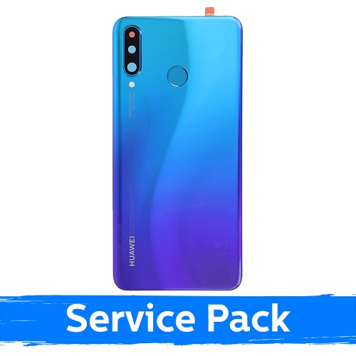 Galinis dangtelis skirtas Huawei P30 Lite / Peacock Blue / (Service Pack)