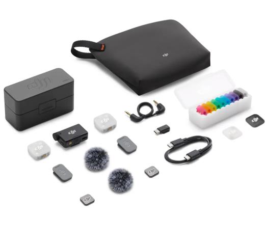 DJI Mic Mini 2 kamerų mikrofonas (2 TX + 1 RX + dėklas)