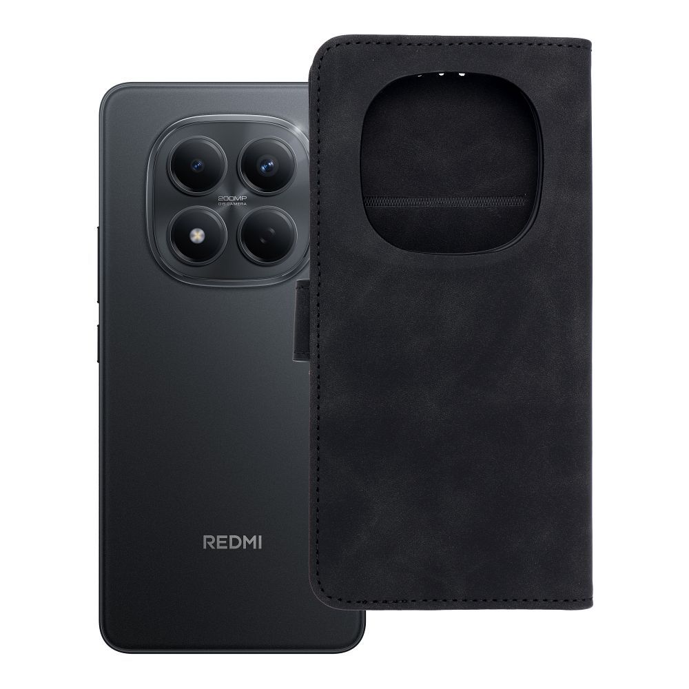 Книжка-чехол для Xiaomi Redmi Note 15 Pro 5G Tender Book чёрный