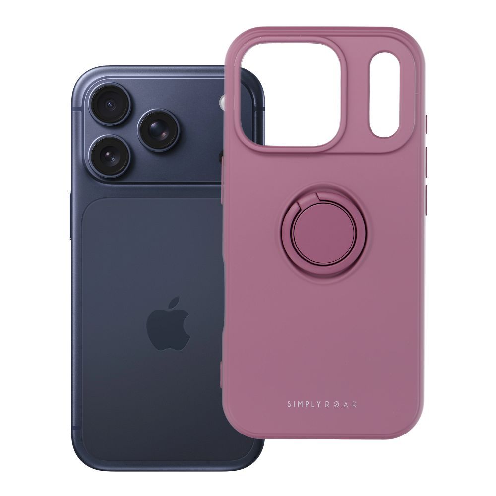 Roar Amber dėklas telefonui – iPhone 17 Pro violetinis