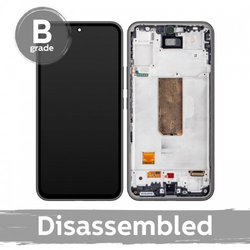 LCD ekranas Samsung A546 A54 5G su rėmeliu grafito spalvos (9/10 naudotas)
