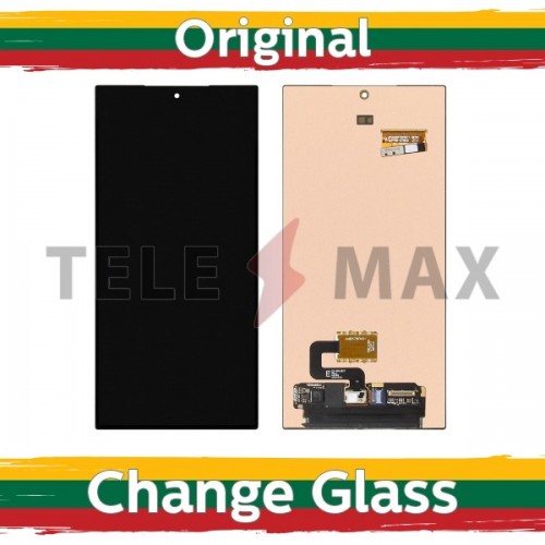 LCD ekranas suderinamas su Samsung S928 S24 Ultra juodas (Atnaujintas: Telemax) (be rėmelio versija)