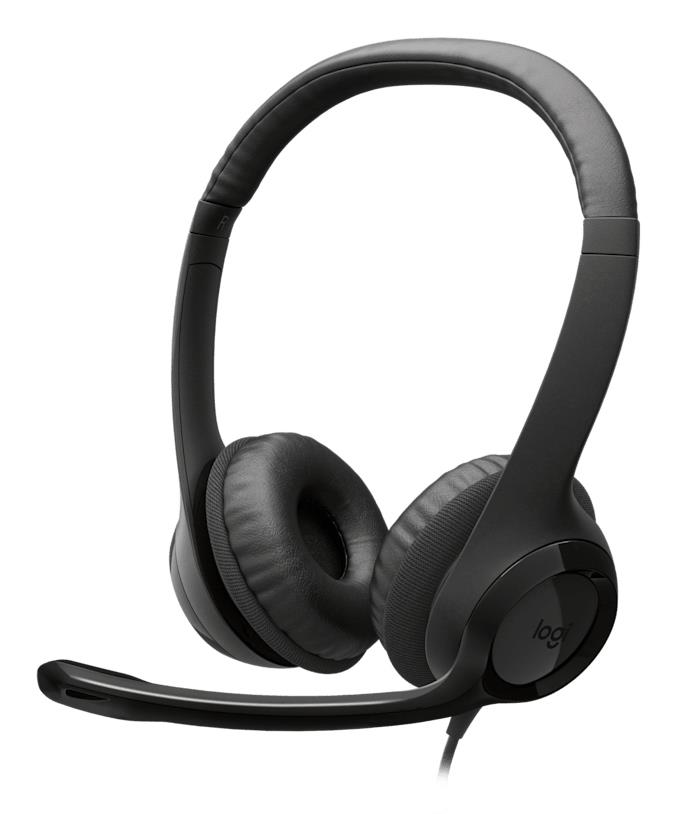 Ausinės su mikrofonu USB H390/981-001576 LOGITECH