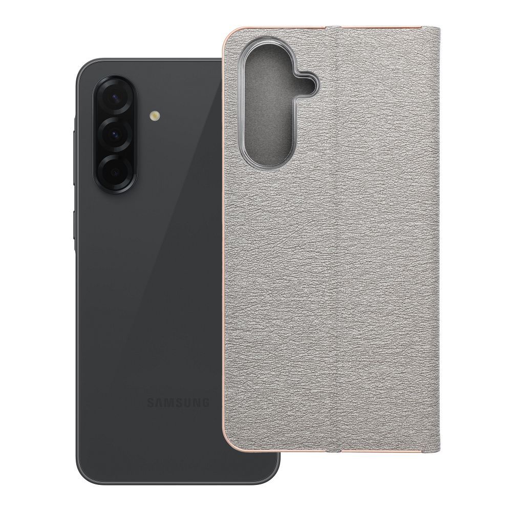 LUNA Dėklas telefonui auksinis SAMSUNG A36 5G sidabrinis