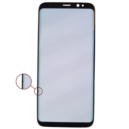 LCD ekranas suderinamas su Samsung G950 S8 juodas (Atnaujintas: Telemax) (be rėmelio versija) (su defektais 2)