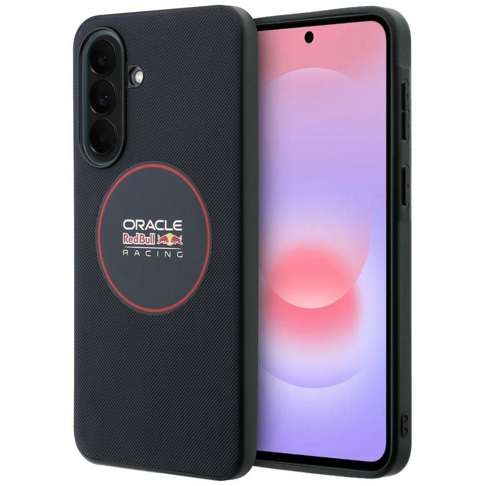 RED BULL чехол для Samsung A37 RBHCA3724PUILVR (Meshed PU Red Ring & Metal Buttons) тёмно-синий