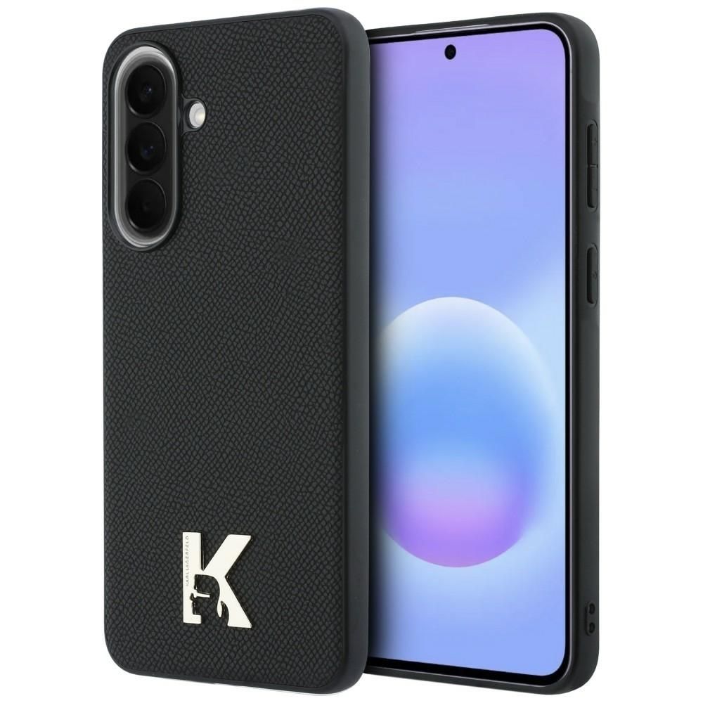 KARL LAGERFELD чехол для Samsung A57 KLHCSA575PGFKHGK (PU W/ KHEAD LOGO BLACK) чёрный