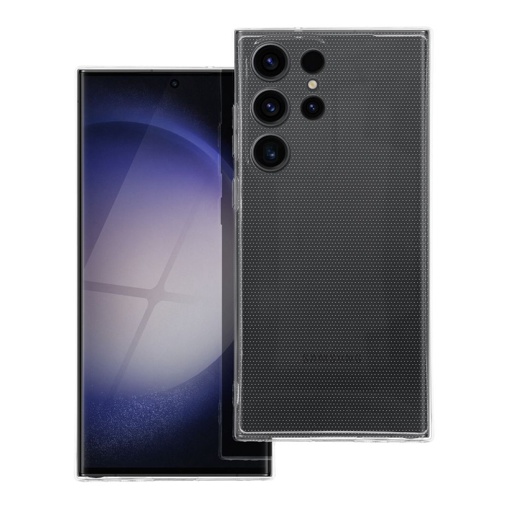 Dėklas Samsung A27 5G skaidrus 2 mm (kameros apsauga) skaidrus