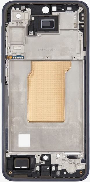Middle housing Samsung A356 A35 5G Navy original (used Grade B)