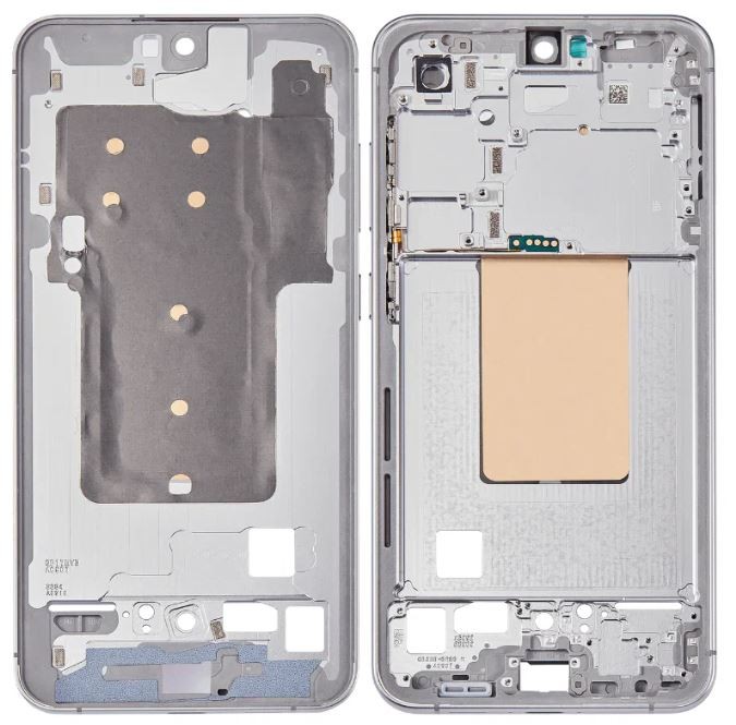Vidinis korpusas Samsung S721 S24 FE 5G White Blue/Gray/Mint/Yellow su šoniniais mygtukais originalus (used Grade A)