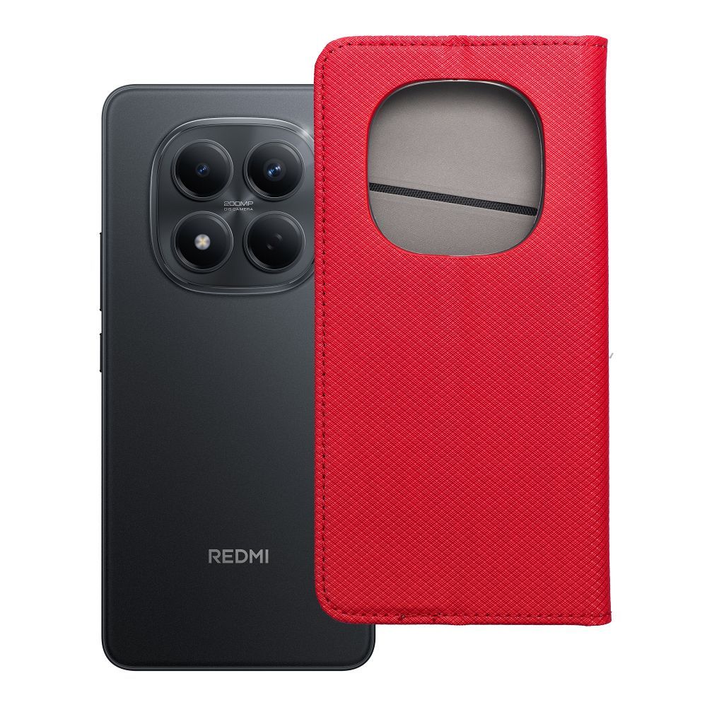Чехол-книжка для Xiaomi Redmi Note 15 Pro 5G Smart Case Book красный
