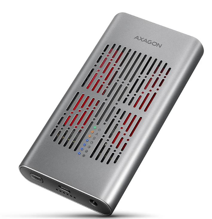 SSD priedas AXAGON M.2 NVMe USB-C korpusas EEM2-20GD