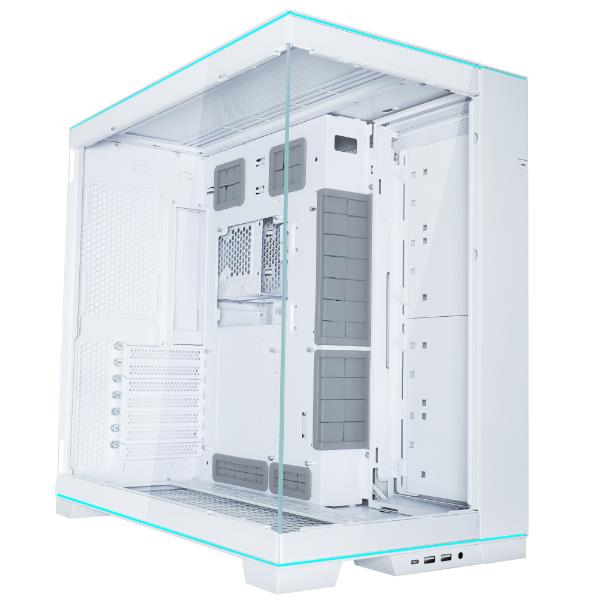 Kompiuterio korpusas LIAN LI O11 Dynamic Evo RGB, Tower, skaidri panelė, ATX/EATX/MicroATX/MiniITX, baltas, G99.O11DERGBW.00