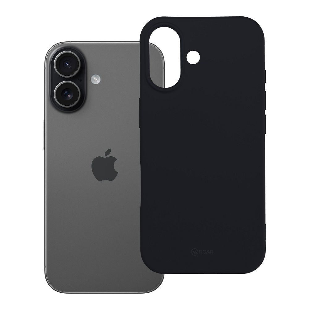 Dėklas telefonui ROAR Spalvinga Jelly IPHONE 17 juodas
