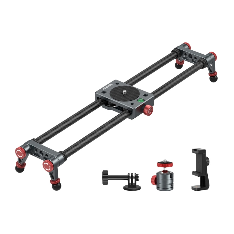 NEEWER CS1M anglies pluošto fotoaparato slankiklis (40 cm)
