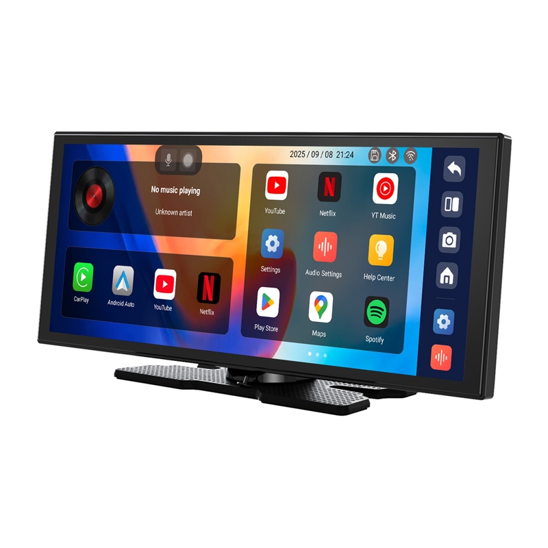 OTTOCAST OTTOAIBOX N95C automobilinis monitorius + galinio vaizdo kamera