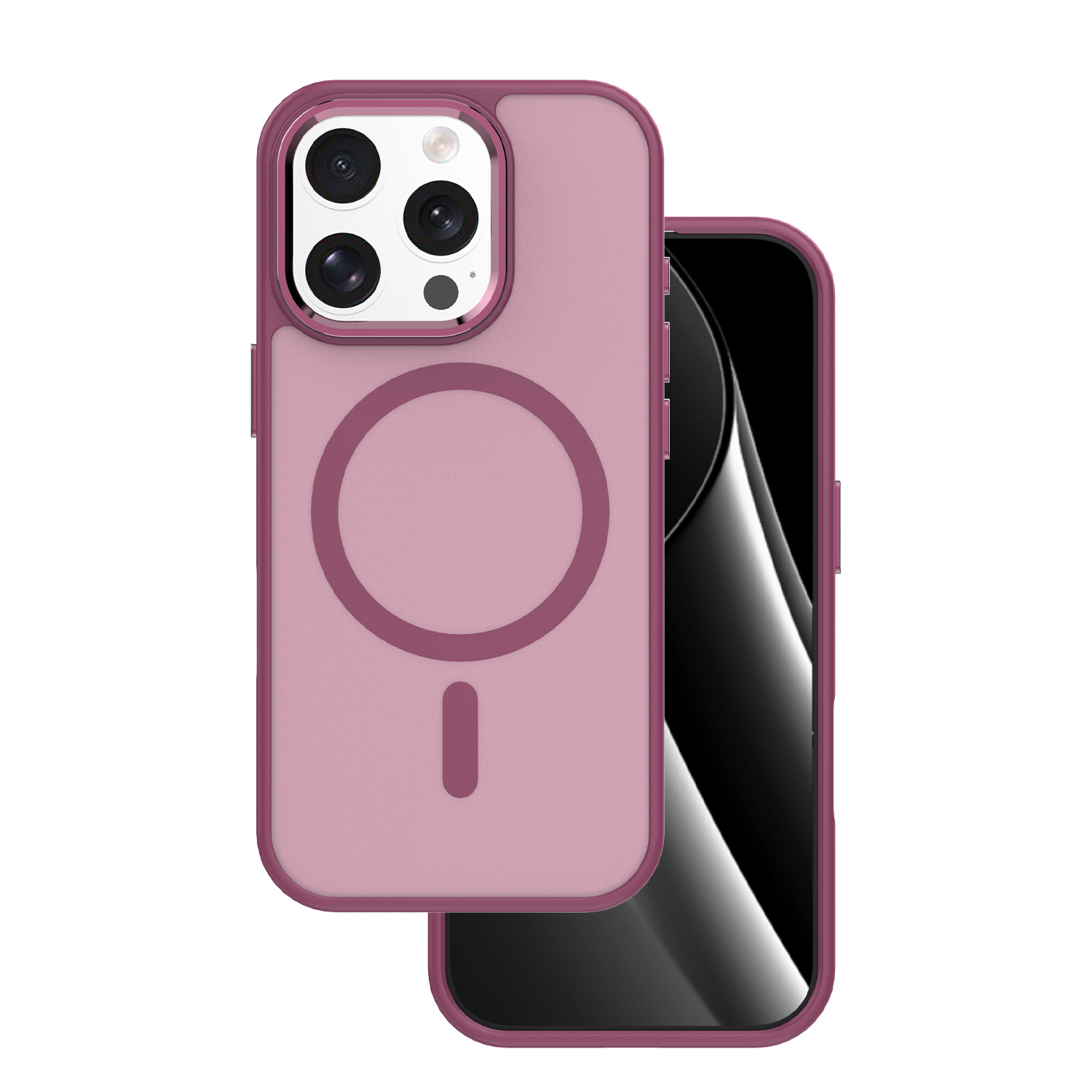 Frozen Mag case for iPhone 16 Pro Max 6,9" red