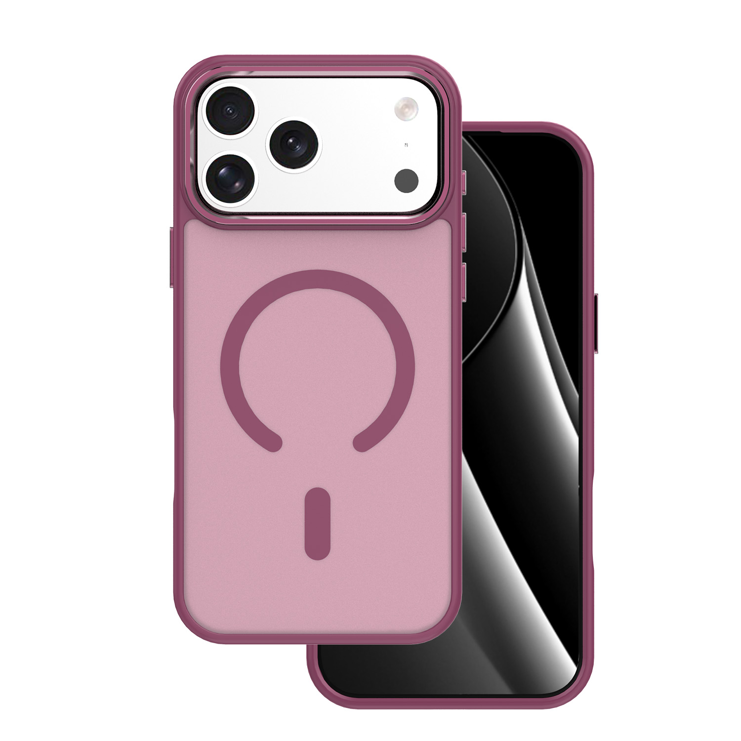 Frozen Mag dėklas for iPhone 17 6,3" raudonas