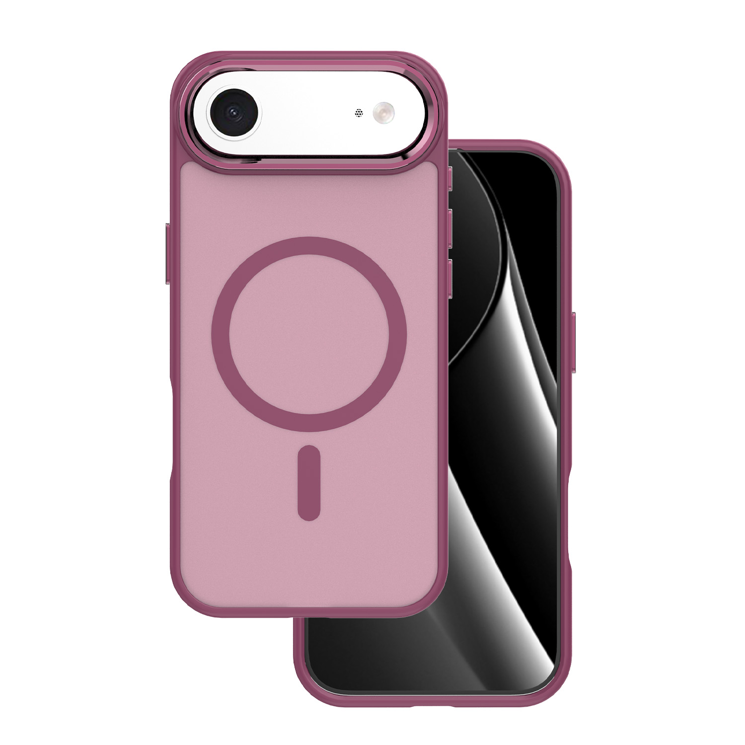 Frozen Mag dėklas for iPhone 17 Air 6,6" raudonas