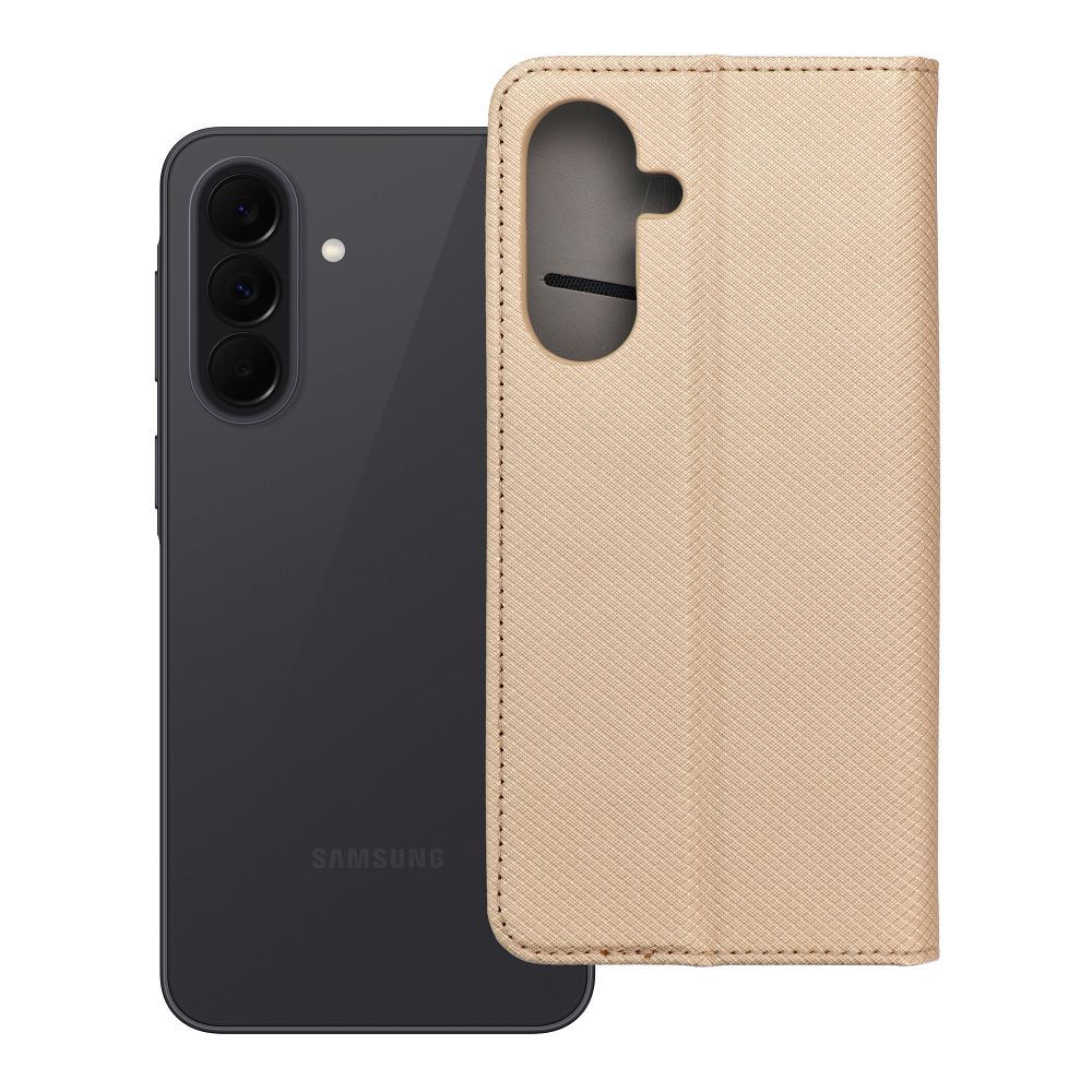 SMART CASE knyga SAMSUNG A37 5G aukso spalvos