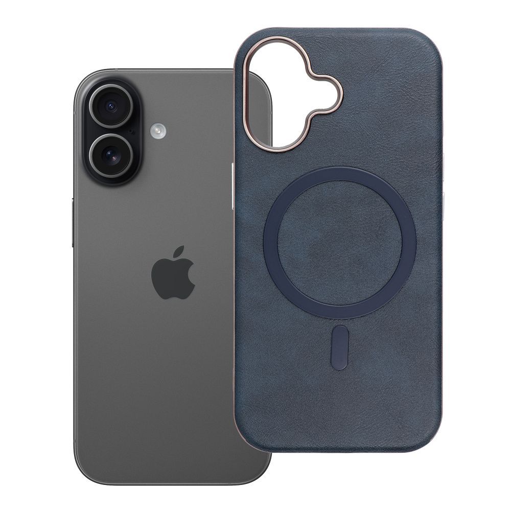 GENTLEMAN MAG COVER Dėklas telefonui suderinamas su MagSafe IPHONE 17 tamsiai mėlynas