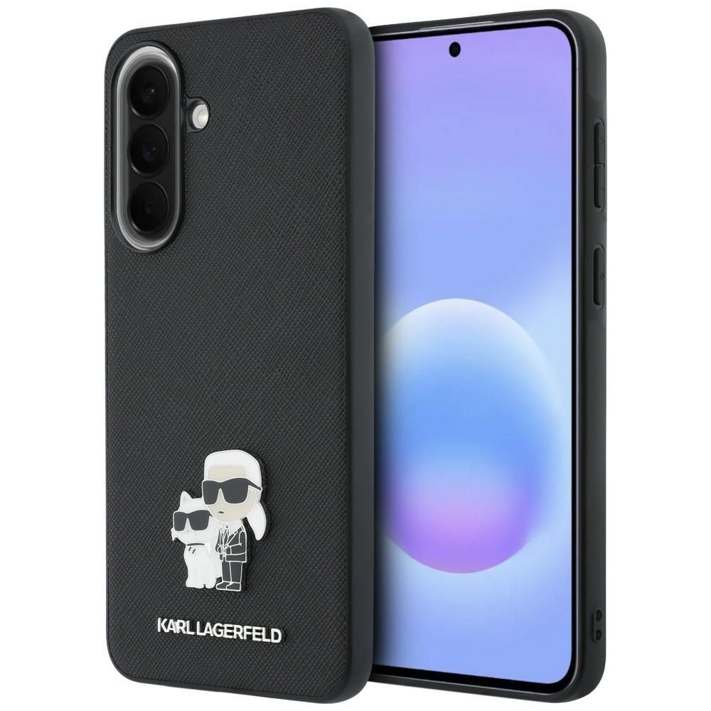 Karl Lagerfeld dėklas Samsung A57 (Saffiano with K&C Metal Logo) juodas