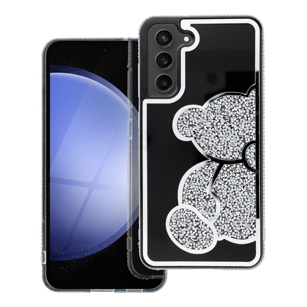 Dėklas Samsung A27 5G Teddy Bear sidabrinis