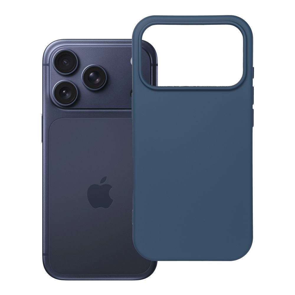 Silikoninis dėklas telefonui IPHONE 17 Pro mėlynas