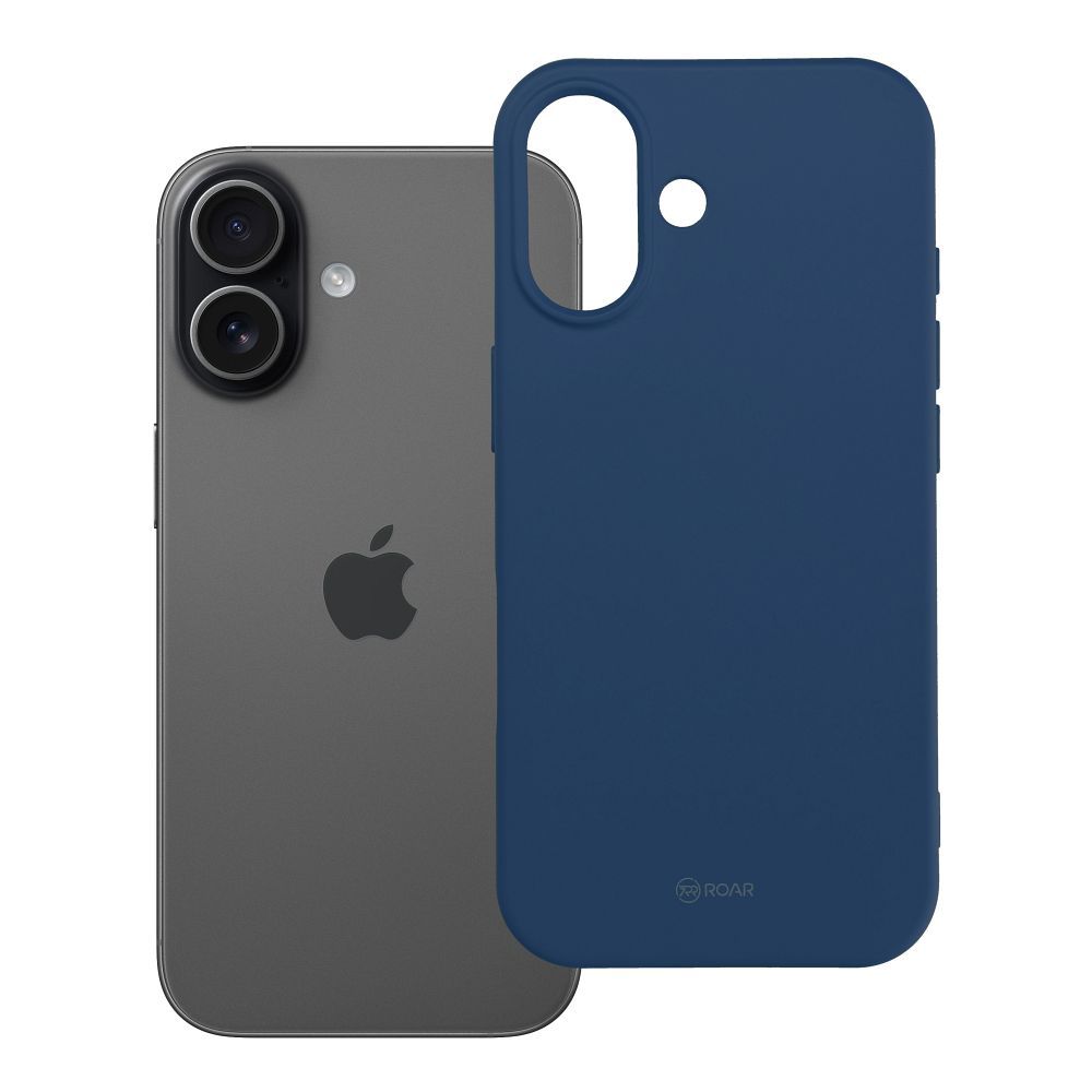 ROAR dėklas telefonui COLORFUL JELLY IPHONE 17 tamsiai mėlynas