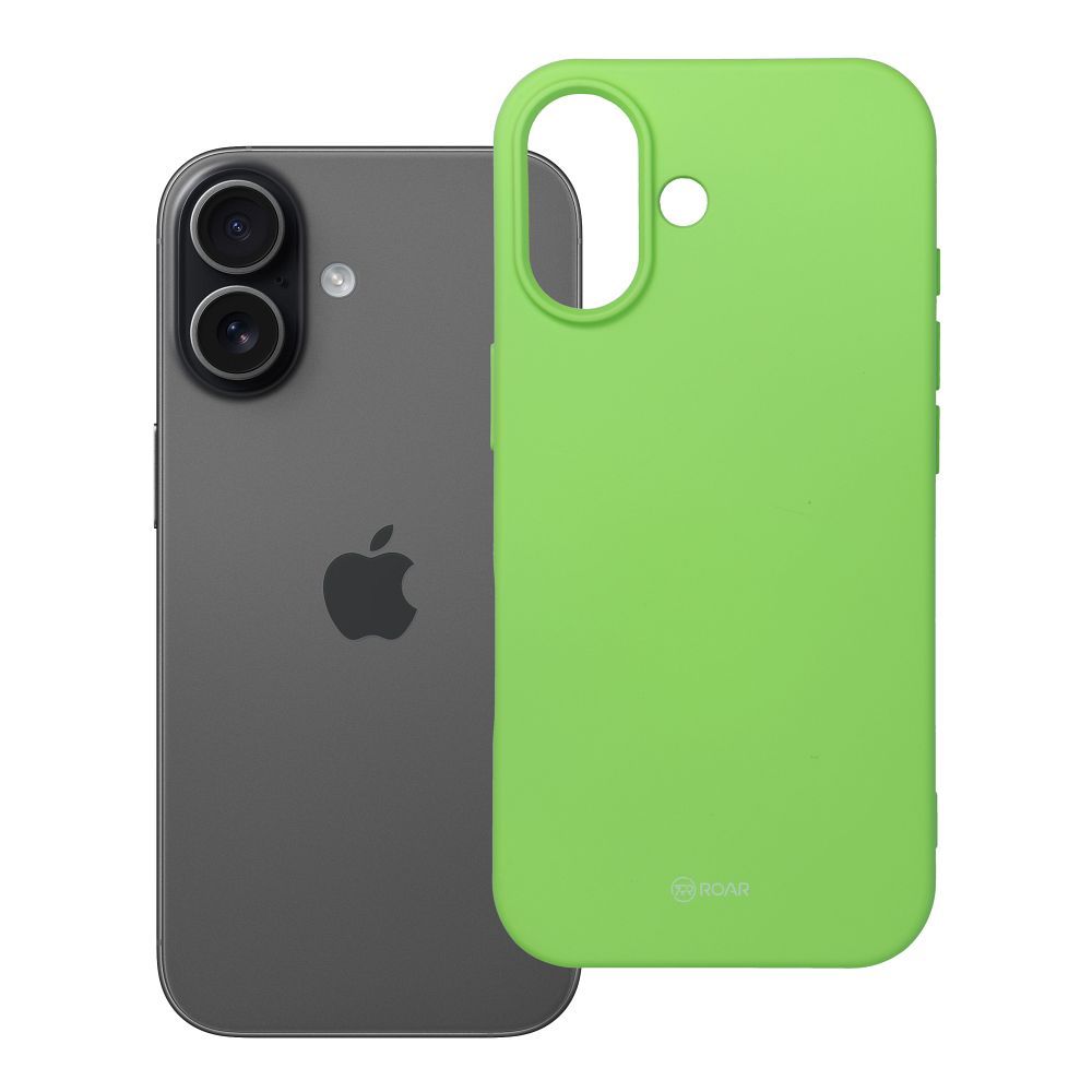 Dėklas telefonui ROAR Spalvinga Jelly IPHONE 17 žalias