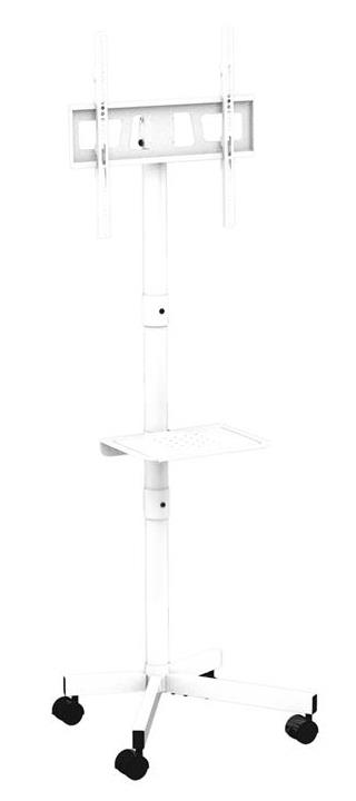 TV grindų stovas 32-55" TVS-55T-03-W baltas GEMBIRD