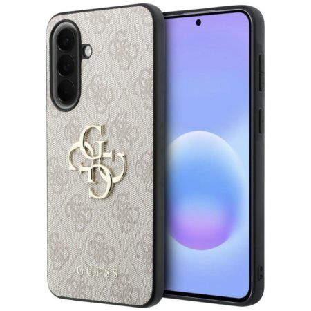 Guess dėklas Samsung Galaxy A57 (4G PU Big Logo) rožinis