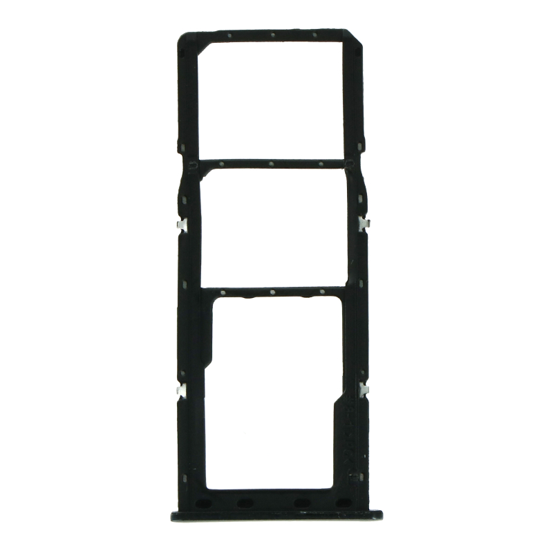 SIM kortelės laikiklis Samsung A715 A71 2020 Prism Crush Black OEM