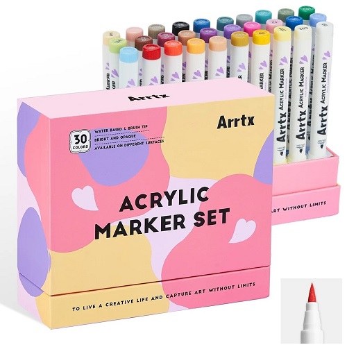 Акриловые маркеры ARRTX 30D, 30 цветов