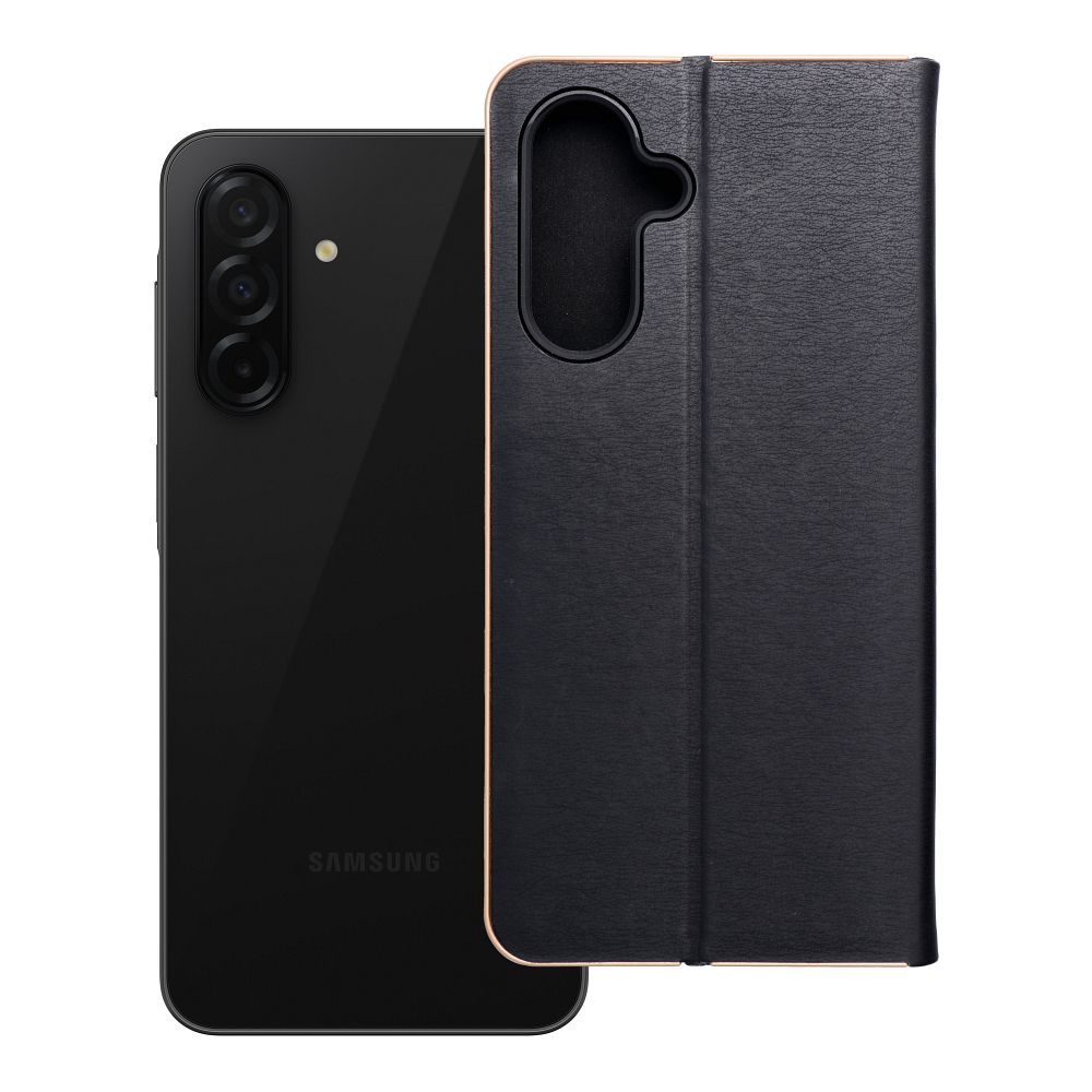 Флип-чехол для Samsung A26 5G Luna Book Gold чёрный
