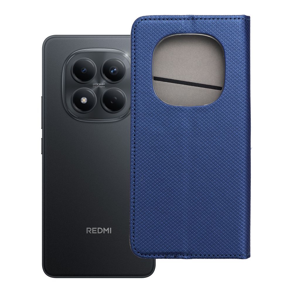 SMART CASE knyga, skirta XIAOMI Redmi Note 15 Pro 5G navy