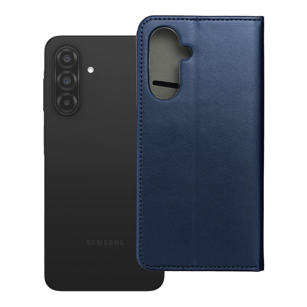 Dėklas Smart Magnetic Samsung A266 A26 5G tamsiai mėlynas