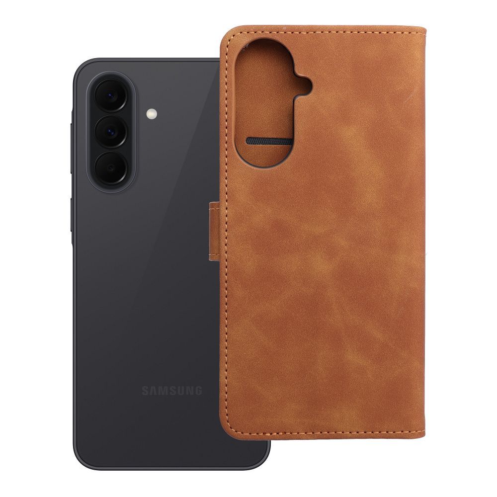 Книжный чехол для Samsung A37 5G Tender Book коричневый