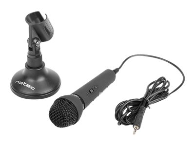 NATEC NMI-0776 mikrofonas Adder juodas