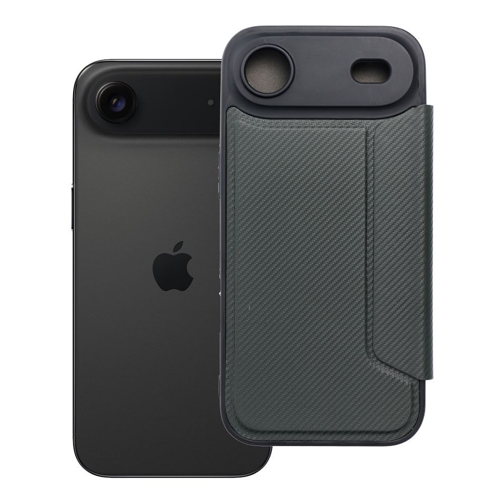 Dėklas telefonui RAZOR Book skirtas IPHONE 17 Air tamsiai žalias