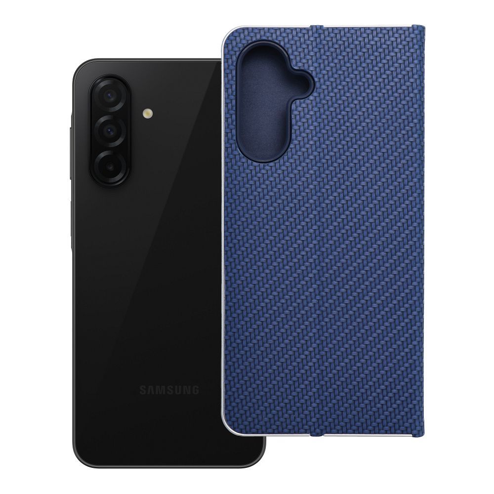LUNA Book Carbon dėklas telefonui SAMSUNG A26 5G mėlynas