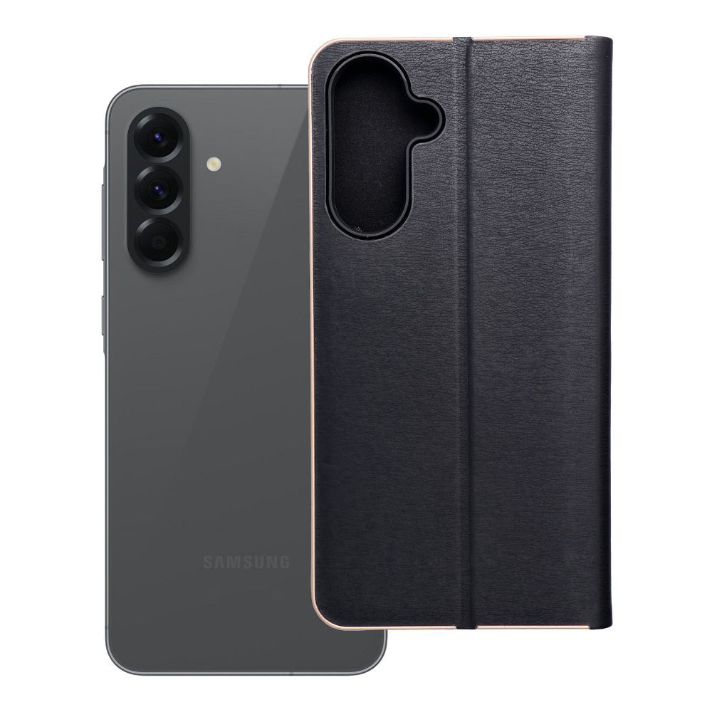 LUNA Dėklas telefonui auksinis SAMSUNG A56 5G juodas