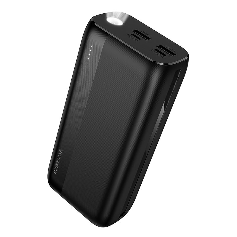 Borofone BJ86A Victoria išorinė baterija 30000mAh 2xUSB juoda
